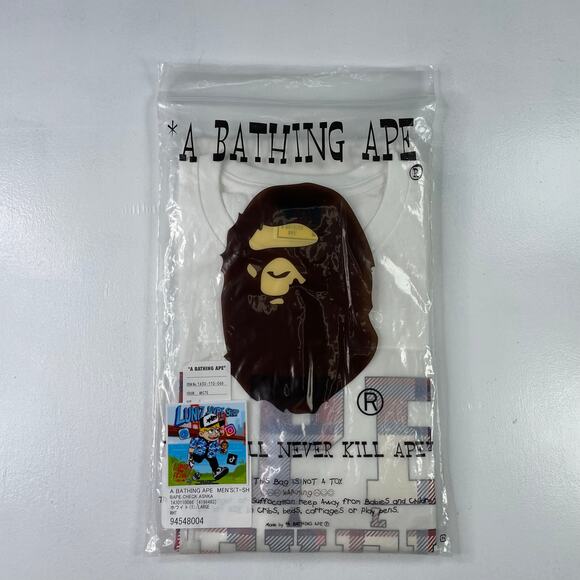 OG BAPE A.S.N.K.A Check Tee Size L - Picture 8 of 8